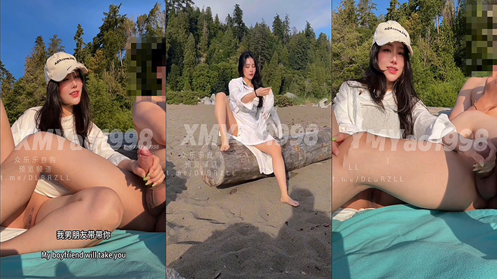 《海濉榨精提取》公共海滩全裸露出打飞机!还怂恿路过的姐姐一起摸,太大胆了